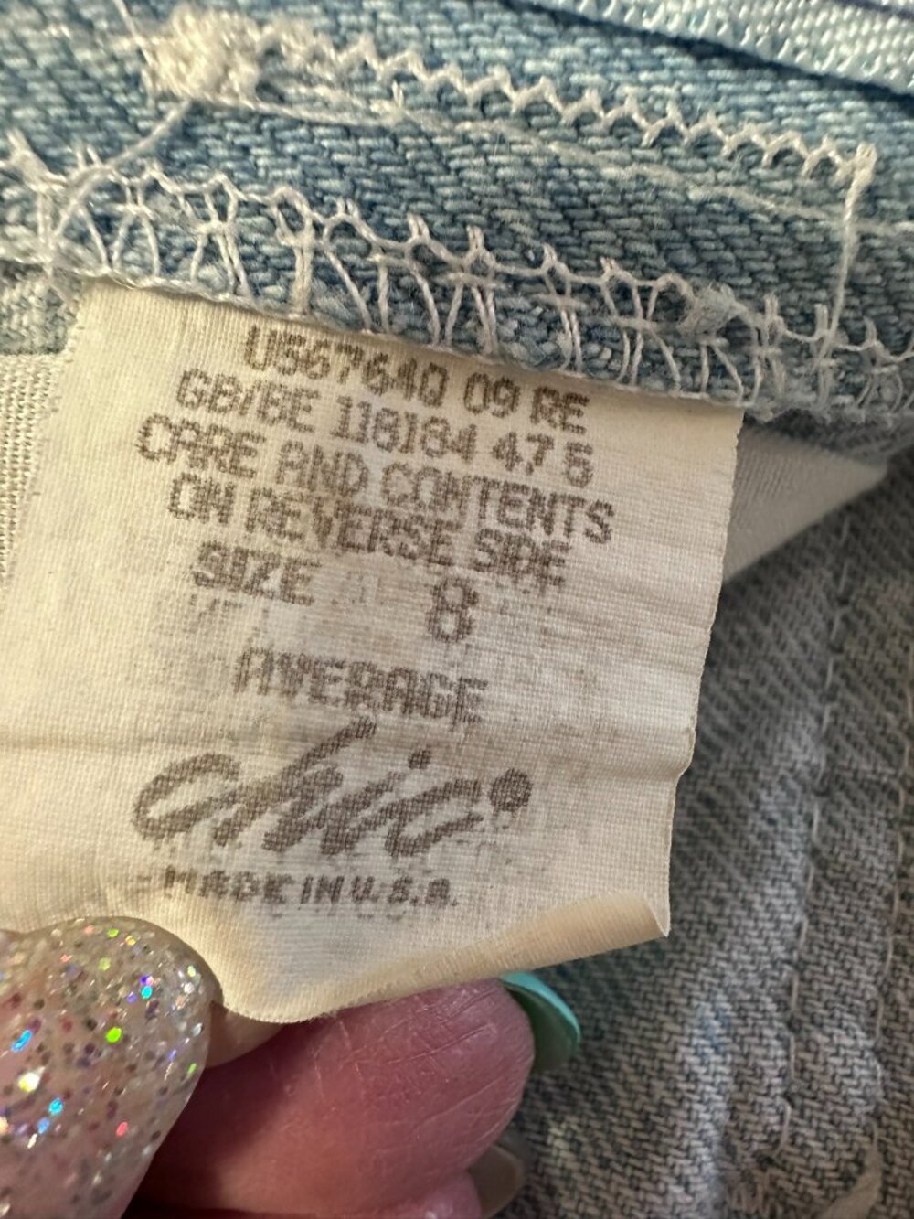 1990’s Chic Brand Denim Shorts EVC - Picture 3 of 7